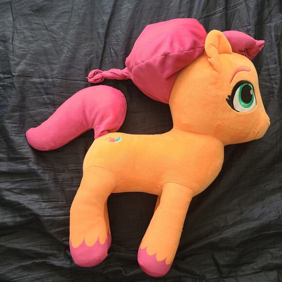 MY LITTLE PONY NEW Movie Star Sunny Starscout Cuddle Pillow Plush Toy 16” Large - Picture 3 of 5